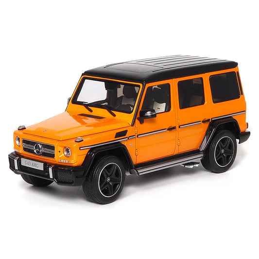 Almost Real 1:18 Mercedes-Benz G63 AMG 2017 SUV Alloy car model Collection Display Orange - IHavePaws