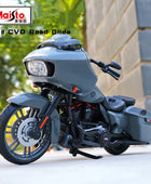 Maisto 1:18 Harley 2018 CVO Road Glide Alloy Sports Motorcycle Model Metal Street Racing Motorcycle Model Simulation Kids Gifts Gray retail box - IHavePaws