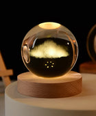 3D Crystal ball Planet Night Light Cloud - IHavePaws