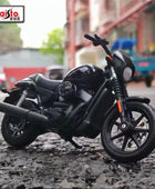 Maisto 1:18 Harley 2015 Street 750 Alloy Motorcycle Model Simulation Metal Street Race Motorcycle Model Collection Kids Toy Gift - IHavePaws