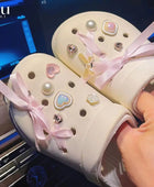 Shoe Charms for Crocs DIY Ballet Ribbon Detachable Decoration Buckle for Croc Shoe Charm Accessories Kids Party Woman Girls Gift - IHavePaws