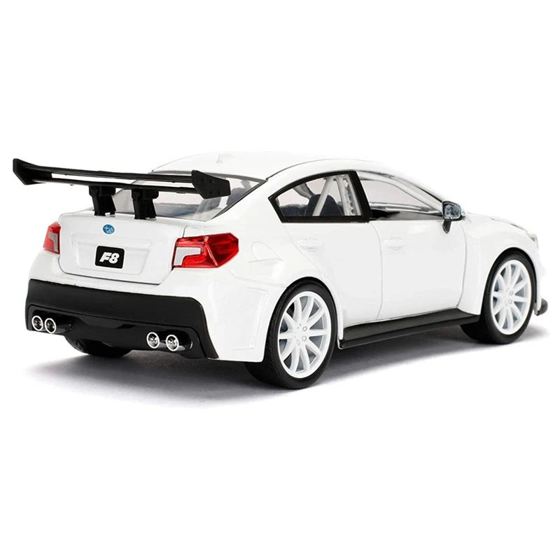 1/24 Subarus WRX STI Alloy Sports Car Model Diecast Metal Toy Racing Car Vehicles Model Simulation Collection Childrens Toy Gift
