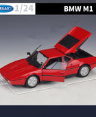 WELLY 1:24 BMW M1 Alloy Sports Car Model Diecast Metal Toy Classic Racing Car Model High Simulation Collection Children Toy Gift - IHavePaws