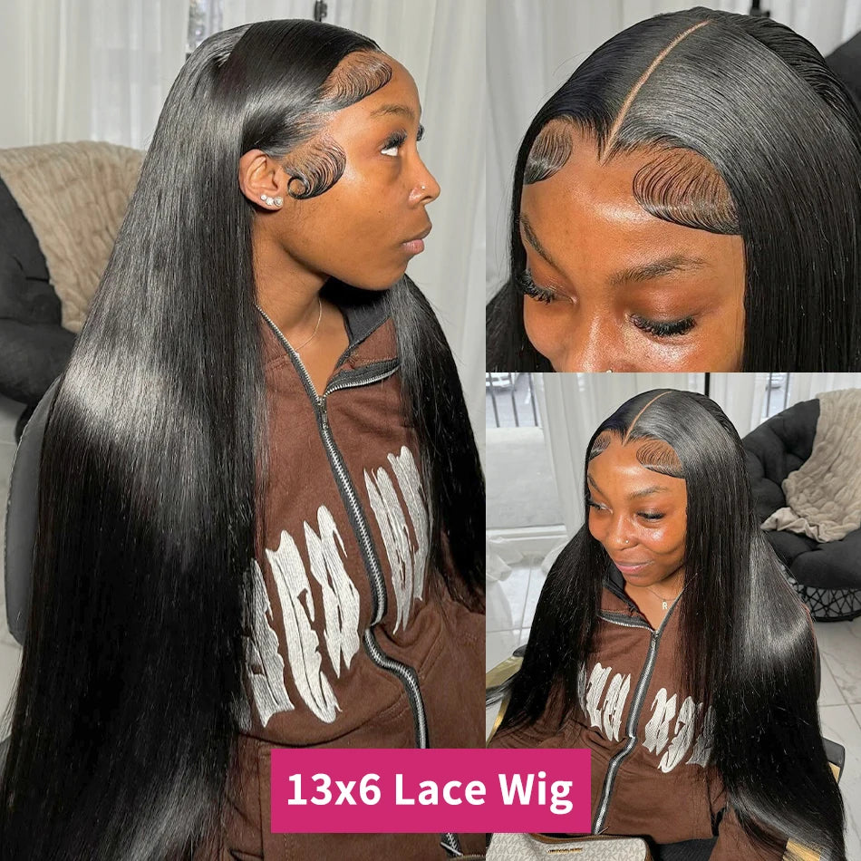 Straight Lace Wig 30 32 In 13x4 13x6 Lace Front Wig Human Hair 360 Full Lace Front Wigs For Women 4x4 Lace Closure Wigs