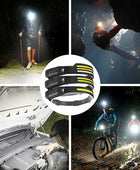 Induction Headlamp COB LED Sensor Head Lamp Built-in Battery Flashlight USB Rechargeable Head Torch 5 Lighting Modes Headlight - IHavePaws