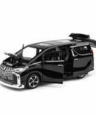 1:32 Alphard MPV Alloy Car Model Diecast & Toy Metal Vehicles Model Collection Sound and Light High Simulation Children Toy Gift Black - IHavePaws