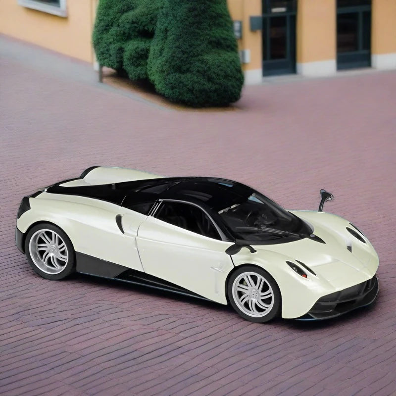 1:24 Pagani Huayra BC Alloy Sports Model Diecasts Metal Racing Car Vehicles Model Collection High Simulation Childrens Toys Gift White 2 - IHavePaws