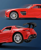 1:32 SLS Alloy Sports Car Model Diecasts Metal Vehicles Car Model High Simulation Sound and Light Collection Childrens Toys Gift