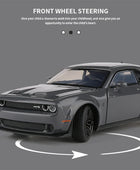 1:32 Dodge Challenger SRT Alloy Musle Car Model Diecasts Metal Toy Sports Car Model Simulation Sound Light Collection Kids Gifts - IHavePaws