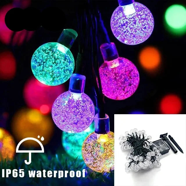 100 LED Outdoor Solar Lights IP65 Waterproof Color waterproof 1PC / 5M 20LEDs - IHavePaws