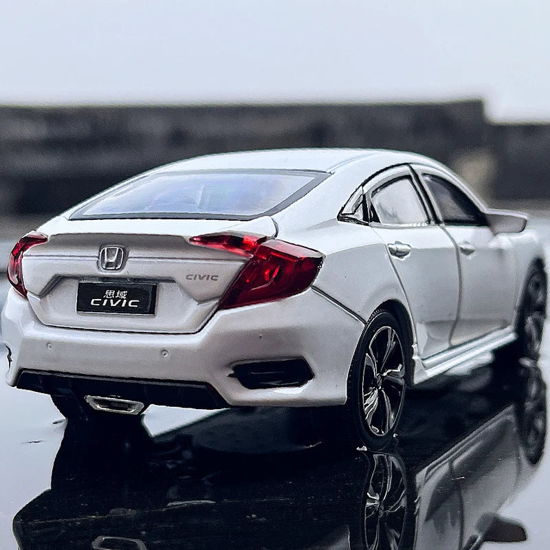 1:32 HONDA CIVIC TYPE-R Alloy Sports Car Model Diecast Metal Toy Vehicles Car Model Sound and Light Collection Children Toy Gift - IHavePaws