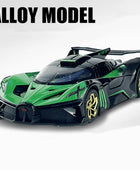 1:32 Bugatti Bolide Alloy Sports Car Model Diecast Metal Toy Concept Racing Car Vehicles Model Simulation Sound Light Kids Gifts Green - IHavePaws
