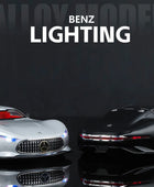 1:24 Benzs Vision GT Alloy Sports Car Model Diecast Metal Toy Racing Car Vehicle Model Simulation Sound and Light Childrens Gift