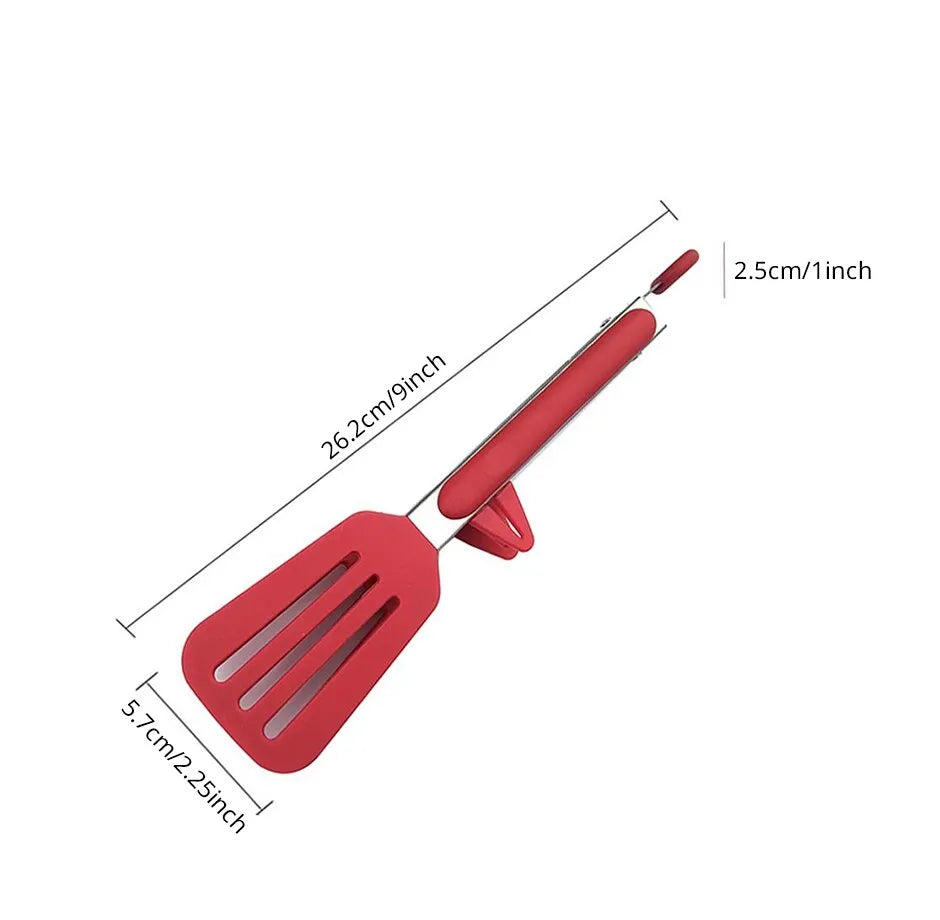 9-Inch Red Silicone Food Clip with Bracket Red - IHavePaws