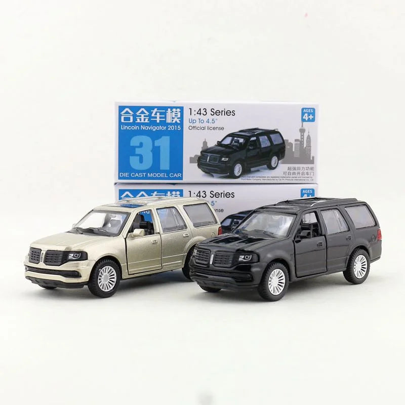 1:46 LINCOLNS Navigator SUV Alloy Luxy Car Model Diecast Metal Toy Vehicles Car Model High Simulation Collection Childrens Gifts