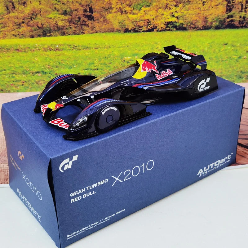 AUTOART 1:18 RED BULL X2010 GT5 game version of Diecast Scale car model 18108 Blue - IHavePaws