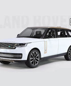New 1/24 Land Range Rover SUV Alloy Car Model Diecast Metal Toy Off-road Vehicles Car Model Simulation Sound and Light Kids Gift White - IHavePaws