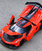1:32 Koenigsegg Jesko Attack Alloy Sports Car Model Diecast Metal Racing Super Car Vehicles Model Sound and Light Kids Toys Gift - IHavePaws