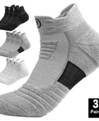 1/3pairs/Lot Men's Socks Compression Stockings Breathable Basketball Sports Cycling running Towel Socks High Elastic Tube Socks - IHavePaws
