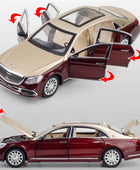 1:24 Maybach S600 S650 Alloy Metal Car Model Diecasts Metal Toy Vehicles Car Model High Simulation Sound and Light Kids Toy Gift - IHavePaws