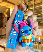 New Anime Disney Keychain Cartoon Mickey Mouse Minnie Lilo & Stitch Cute Doll Keyring Ornament Key Chain Pendant Kids Toys Gifts Style 6 - ihavepaws.com