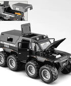 1:32 Siberia Conqueror Shaman Alloy Armored Car Model Diecast Toy All Terrain Off-road Vehicles Car Model Sound Light Kids Gifts - IHavePaws