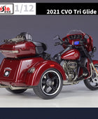 Maisto 1:12 Harley Davidson 2021 CVO Tri Glide Alloy Classic Motorcycle Model Diecast - IHavePaws