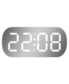 Digital Alarm Clock Desktop Table Clock Temperature Calendar LED Display White White Light - IHavePaws