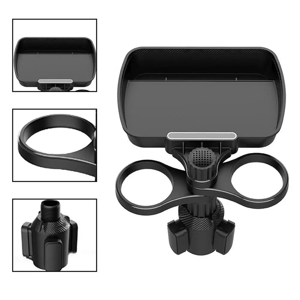 Dual Cup Holder Expander Adjustable for 360°Rotating - IHavePaws