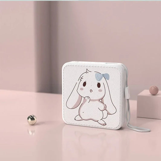 10000mAh Portable Mini Cute Cartoon Power Bank External Battery Phone Charger Powerbank For iPhone 15 14 Huawei Xiaomi Poverbank Rabbit 10000mAh - IHavePaws