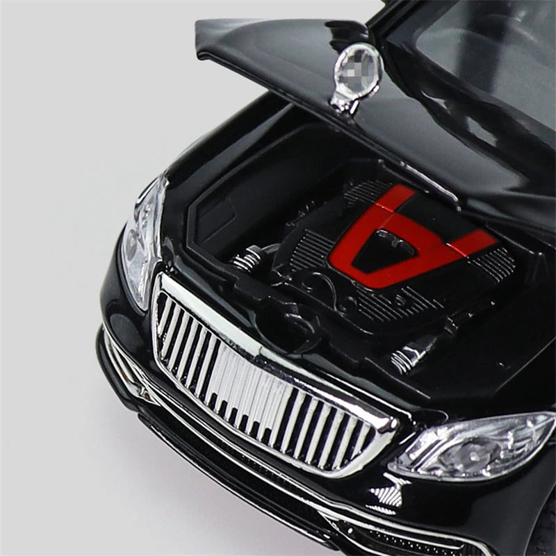1:32 Maybach S650 Luxy Car Alloy Car Model Diecasts Metal Toy Vehicles Car Model Simulation Sound and Light Collection Kids Gift - IHavePaws