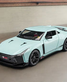 1:24 Nissan GTR50 Alloy Sports Car Model Diecasts Metal Toy Race Car Model Simulation Sound and Light Collection Childrens Gifts Green - IHavePaws