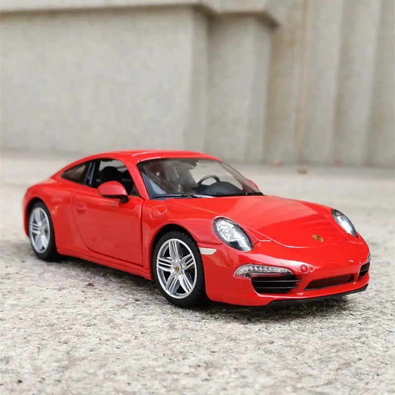 1/24 Porsches 911 Coupe Alloy Sports Car Model Diecast & Toy Metal Vehicles Car Model High Simulation Collection Childrens Gifts Red - IHavePaws