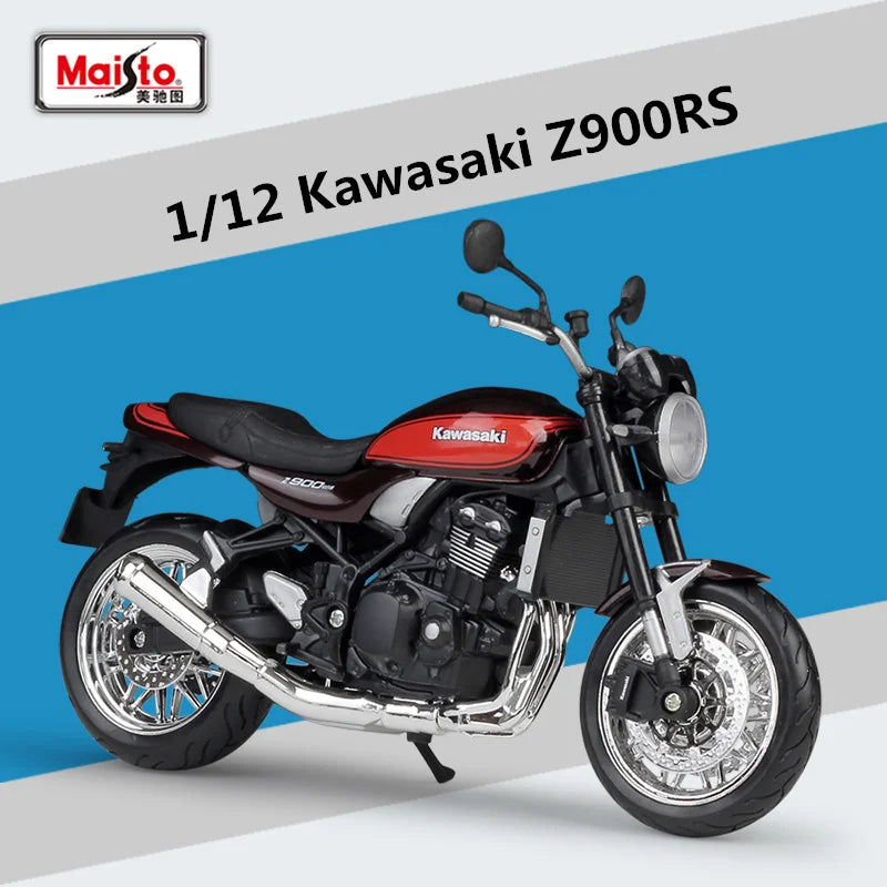 Maisto 1:12 Kawasaki Z900 RS Alloy Sports Motorcycle Model Diecast Metal Street Race Motorcycle Model Collection - IHavePaws