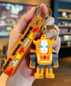 Cartoon Anime Transformers Keychain Robot Bumblebee Optimus Prime Autobots Key Chain Charm Luggage Accessories Toy Gift for Son 05 - ihavepaws.com
