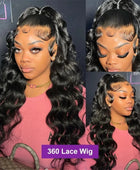 Body Wave Lace Front Wig 13x4 13x6 360 4x4 Lace Closure Wig Transparent Human Hair Lace Frontal Wig On Sale