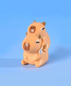 Resin Miniature Capybara Figurines Multicolor DIY Cartoon Capybara Statue Accessories Car Ornament Mini Animals Figurine 3 - IHavePaws