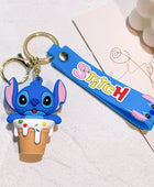 Anime Funny Stitch Keychain Cute Keychain PVC Pendant Men's and Women's Backpack Car Keychain Jewelry Accessories SDZ 29 - ihavepaws.com