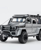 1/22 Modified Version G550 Alloy Car Model Diecast Simulation Metal Toy Off-road Vehicle Car Model Sound and Light Children Gift Gray - ihavepaws.com