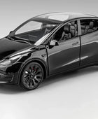 1:24 Tesla Model Y Model 3 Tesla Model S Alloy Die Cast Toy Car Model Sound and Light - IHavePaws