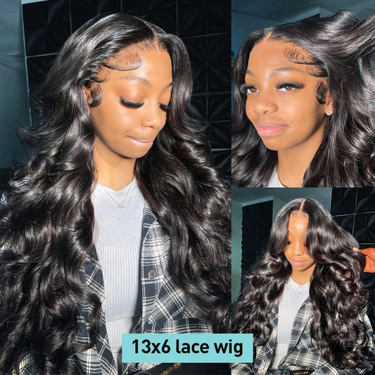 30 Inch Body Wave Lace Front Wig Brazilian Pre Plucked 13x6 Wigs For Women 13x4 Transparent Human Hair Lace Frontal Wig Sale