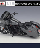 Maisto 1:18 Harley Davidson 2018 CVO Road Glide Alloy Racing Motorcycle Model Diecast Street Motorcycle Model Childrens Toy Gift - IHavePaws