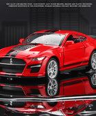 1:32 Ford Mustang Shelby GT500 Alloy Sports Car Model Diecast & Toy Vehicles Metal Car Model Simulation Collection Kids Toy Gift Red - IHavePaws