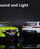 1:24 BMW XM SUV Alloy Sports Car Model Diecast Metal Car Vehicles Model Simulation Sound and Light Collection Childrens Toy Gift - IHavePaws