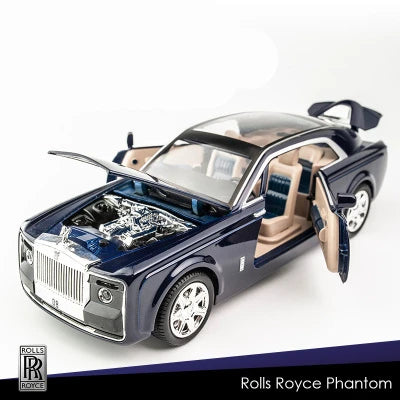 1:24 Rolls Royce Sweptail Alloy Luxury Car Model Diecast & Toy Vehicles Metal Toy Car Model Collection Simulation Children Gift Blue A - IHavePaws