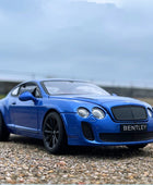 New 1:24 Continental GT Coupe Alloy Luxy Car Model Diecast Metal Toy Vehicles Car Model High Simulation Collection Children Gift Blue - IHavePaws