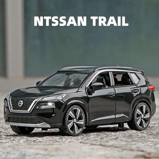 1:32 Nissan X-TRAIL SUV Alloy Car Model Diecast Metal Toy Off-road Vehicles Car Model Simulation Sound and Light Childrens Gifts - IHavePaws