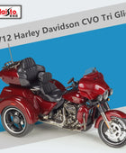 Maisto 1:12 Harley Davidson 2021 CVO Tri Glide Alloy Classic Motorcycle Model Diecast - IHavePaws