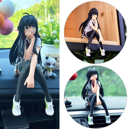 Girl Wearing Stockings, Japanese Anime Girl Statue, Pvc Cartoon Character Image WHITE - IHavePaws