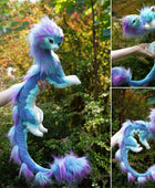 50cm Length Cartoon Animal Blue Dragon Figure Plush Cute Stuffed Doll Kids Toy Children Exquisite Birthday Gifts Home Decoration - IHavePaws